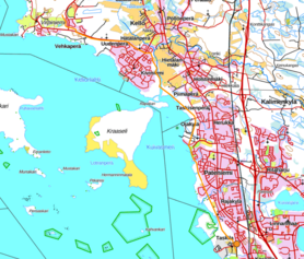 Pyöräily/ulkoilureitti Toppila-Pateniemi-Kiviniemi-Virpiniemi