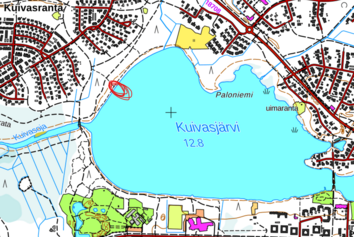 Laituri Kuivasjärvelle Kuivasrantaan