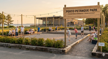 Petankkikenttä Hietasaareen